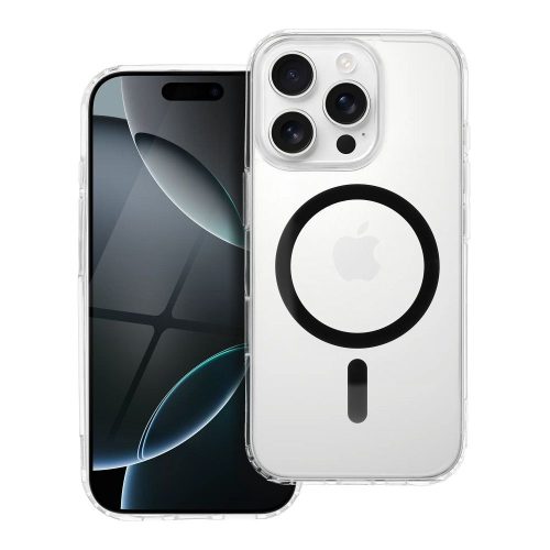 Drop Glue Colorful Ring Mag Cover compatible with MagSafe for IPHONE 11 PRO black