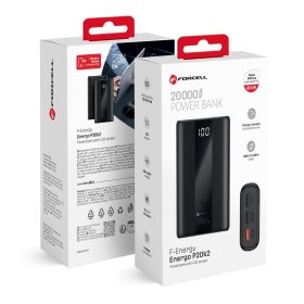   Powerbank Forcell F-Energy Energo P20K2 QC3.0 PD 3A 22,5W 20000 mAh black