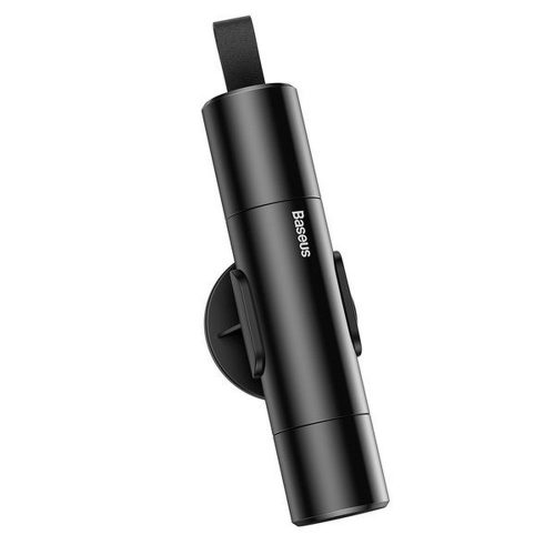 BASEUS safety hammer 2in1 üveg breaker + seat belt cutter CRSFH-0G fekete