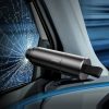 BASEUS safety hammer 2in1 üveg breaker + seat belt cutter CRSFH-0G fekete