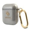 GUESS tok az APPLE AirPods 1/2 GUA2UCG4GK (Glitter Collection) fekete