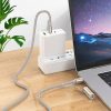 HOCO cable All-in-one USB A / Type C to Type C / Cigarette lighter 3A 60W U138 1,2 m szürke