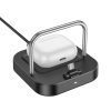 HOCO asztali töltő 2 az 1-ben Type C + vezeték nélküli töltés 5W PD QC 3A 30W CQ16B fekete