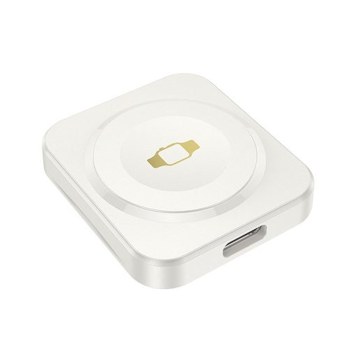 HOCO vezeték nélküli töltő kompatibilis az APPLE iWatch 2,5W CQ16C tejfehér