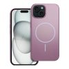 Glossy Mag Cover kompatibilis a MagSafe-fel az IPHONE 15-höz lila színben