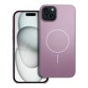 Glossy Mag Cover kompatibilis a MagSafe-el az IPHONE 15 PLUS-hoz, lila