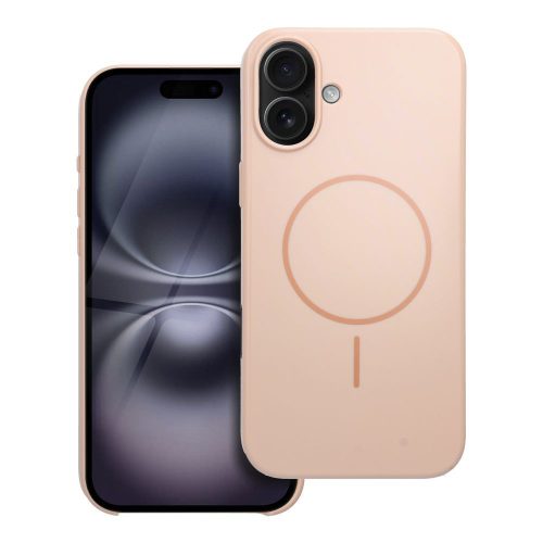 Glossy Mag Cover kompatibilis a MagSafe eszközzel IPHONE 16 sivatagi arany színben