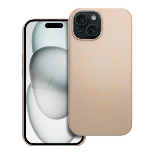 Glossy Mag Cover kompatibilis a MagSafe-fel IPHONE 15-höz sivatagi arany színben