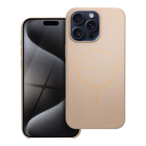 Glossy Mag Cover kompatibilis a MagSafe-fel az IPHONE 15 PRO desert arany készülékhez