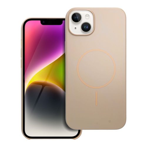 Glossy Mag Cover kompatibilis a MagSafe-fel IPHONE 14 PLUS készülékhez sivatagi arany színben