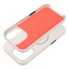 Fényes Mag Cover, amely kompatibilis a MagSafe funkcióval IPHONE 14 PRO MAX-hoz, fehér