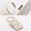 Fényes Mag Cover, amely kompatibilis a MagSafe funkcióval IPHONE 14 PRO MAX-hoz, fehér