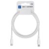 kék STAR ECO cable 2,4A 27W Type C to Lightning PJ72-18-3 1m fehér