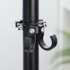 Hook vásárláshoz két hurokkal kerékpárhoz / robogóhoz alumínium FS366-005 fekete