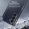 DUX DUCIS tok BRIL ceruzatartóval a SAMSUNG Z Fold SE/W25 kék színben