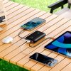 VEGER powerbank 20000 mAh beépített kábelekkel Type C / Lightning PD QC3.0 35W K2 (W2068) fekete