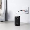 VEGER powerbank 20000 mAh beépített kábelekkel Type C / Lightning PD QC3.0 35W K2 (W2068) fekete