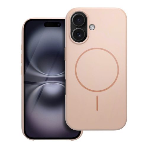 Prémium fényes Mag Cover kompatibilis a MagSafe-fel és kamera vezérlőgomb az IPHONE 16 desert arany modellhez