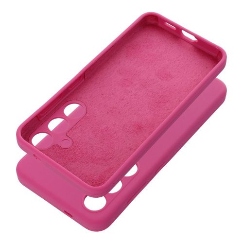 Tok SILICONE 2mm XIAOMI redmi NOTE 14 Pro 5G-hez rózsaszín