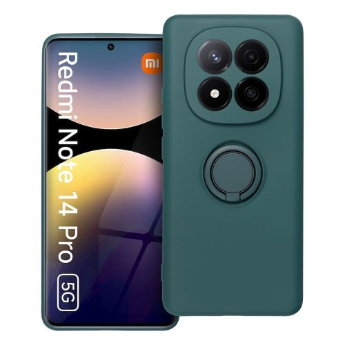 SILICONE RING tok XIAOMI redmi Note 14 Pro 5G készülékhez zöld színben