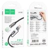 HOCO kábel USB A / Type C to LED light UA38C fekete