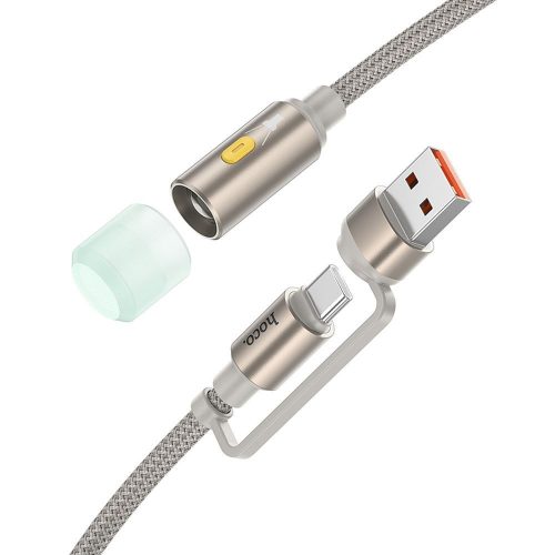 HOCO kábel USB A / Type C to LED light UA38C 0,3 m arany