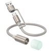 HOCO kábel USB A / Type C to LED light UA38C 0,3 m arany