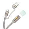 HOCO kábel USB A / Type C to LED light UA38C 0,3 m arany