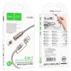 HOCO kábel USB A / Type C to cigarete lighter UA38B 0,3 m arany