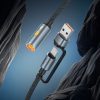 HOCO cable USB A / Type C to cigarete lighter UA38B 0,3 m fekete