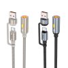 HOCO cable USB A / Type C to cigarete lighter UA38B 0,3 m fekete