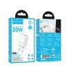 HOCO wall charger USB A + Type C PD QC3.0 3A 20W N61 black