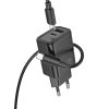 HOCO wall charger USB A + Type C + cable Type C to Type C PD QC3.0 3A 20W N61 black