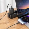 HOCO fali töltő USB A + Type C + kábel Type C - Lightning PD QC3.0 3A 20W N61 fekete