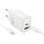 HOCO fali töltő USB A + Type C + kábel Type C-ről Lightning-re PD QC3.0 3A 30W N63 fehér