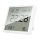 HOCO electronic clock with hygrothermometer HX41 white