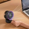 Asztali ventillátor USB A LLD-F87U fekete