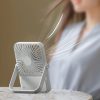 Asztali ventilátor állítható állvánnyal HX-122 fehér