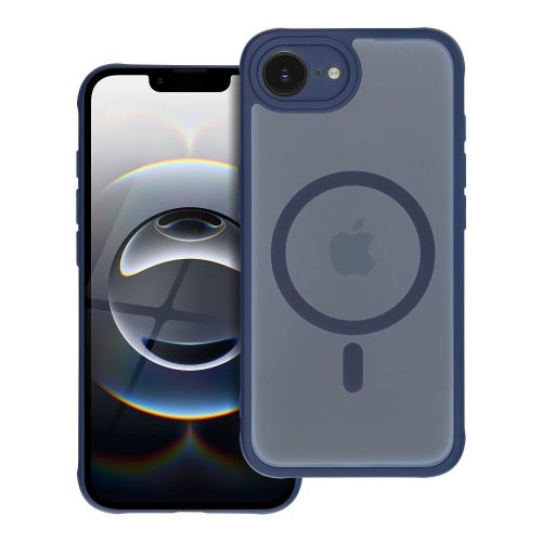 FULL MATTE MAG COVER tok MagSafe kompatibilis IPHONE 16E (SE 4 2025) kék színű készülékhez