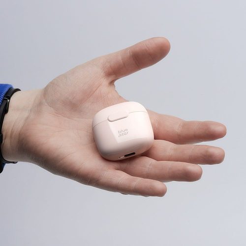 Wireless earphones Blue Star FI7 TWS powder pink