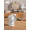 Asztali ventilátor USB A LLD-F87U által hajtva fehér