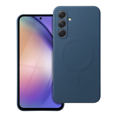 SILICONE MAG COVER tok kompatibilis a MagSafe funkcióval, SAMSUNG A54 készülékhez, kék