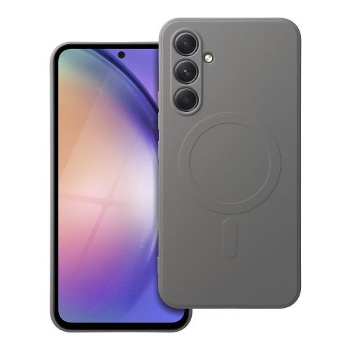 SILICONE MAG COVER tok kompatibilis a MagSafe-fel, SAMSUNG A54 szürke titán