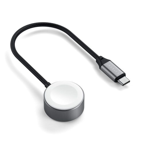 SATECHI töltőkábel Type C - APPLE Watch 5W ST-QCAWM 0,2 m space szürke