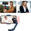 Wireless lavalier microphone Lightning double with long hair (2 in set) K1 pink