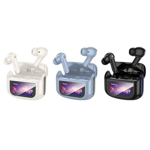 HOCO vezeték nélküli fülhallgató bluetooth érintőképernyővel TWS ANC + ENC EQ21 éjfekete