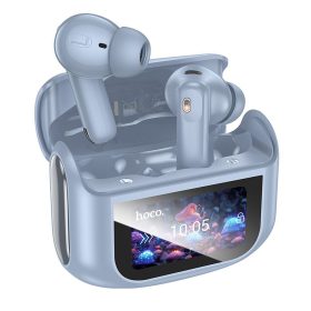  HOCO vezeték nélküli fülhallgató bluetooth érintőképernyővel TWS ANC + ENC EQ21 kék csillag