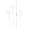 Wire earphones USB C Hoco M95 white