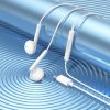Wire earphones USB C Hoco M95 white