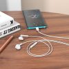 Wire earphones USB C Hoco M95 white